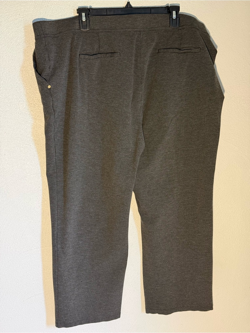 Liz Claiborne Charcoal Stretch Pants - Picture 2 of 5